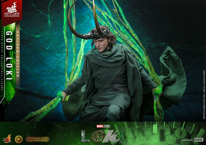 LOKI – GOD LOKI ARTISAN EDITION DX 1/6 HOT TOYS EXCLUSIVE – MARVEL, 31 CM
