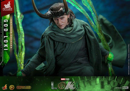 LOKI – GOD LOKI ARTISAN EDITION DX 1/6 HOT TOYS EXCLUSIVE – MARVEL, 31 CM