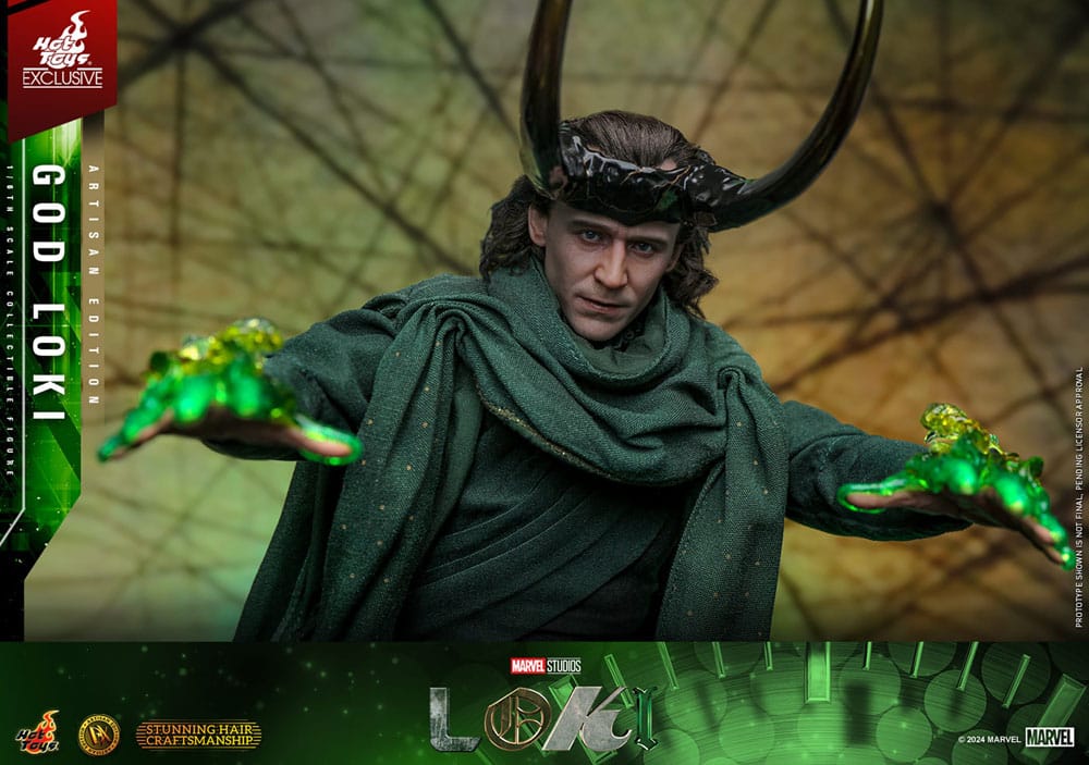 LOKI – GOD LOKI ARTISAN EDITION DX 1/6 HOT TOYS EXCLUSIVE – MARVEL, 31 CM