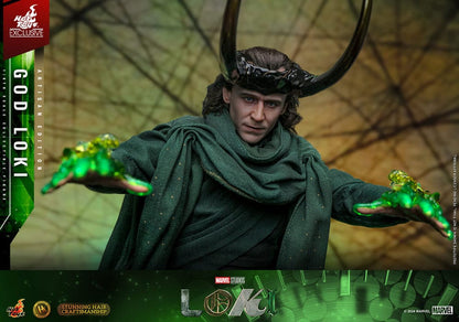 LOKI – GOD LOKI ARTISAN EDITION DX 1/6 HOT TOYS EXCLUSIVE – MARVEL, 31 CM
