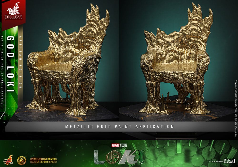 LOKI – GOD LOKI ARTISAN EDITION DX 1/6 HOT TOYS EXCLUSIVE – MARVEL, 31 CM
