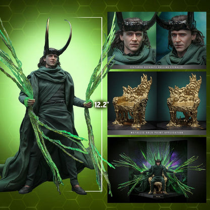 LOKI – GOD LOKI ARTISAN EDITION DX 1/6 HOT TOYS EXCLUSIVE – MARVEL, 31 CM