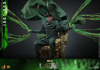 GOD LOKI FIGURA DX 1/6 MARVEL 31 CM HOT TOYS