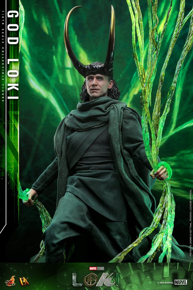 GOD LOKI FIGURA DX 1/6 MARVEL 31 CM HOT TOYS