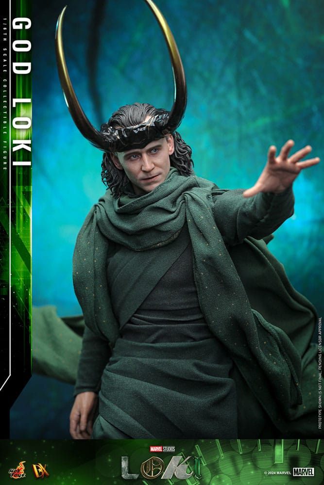 GOD LOKI FIGURA DX 1/6 MARVEL 31 CM HOT TOYS