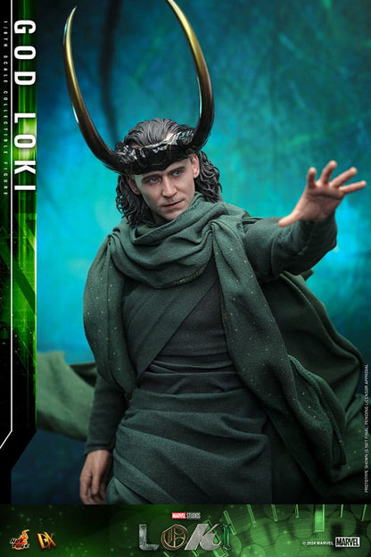 GOD LOKI FIGURA DX 1/6 MARVEL 31 CM HOT TOYS
