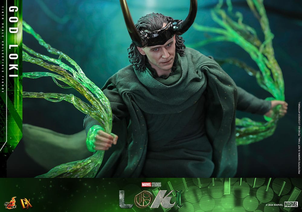 GOD LOKI FIGURA DX 1/6 MARVEL 31 CM HOT TOYS