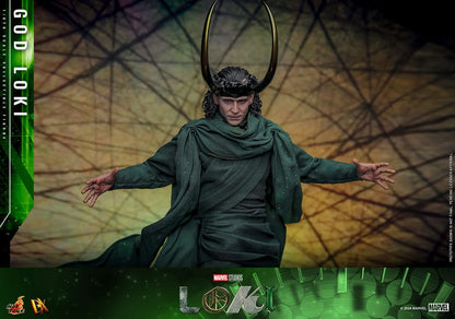 GOD LOKI FIGURA DX 1/6 MARVEL 31 CM HOT TOYS