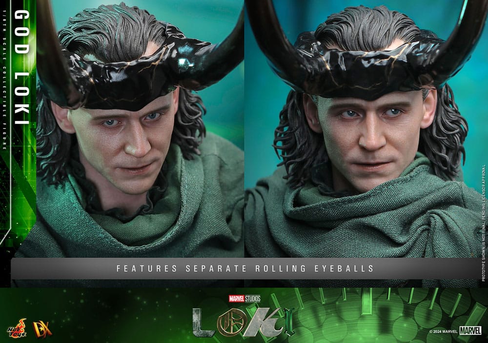 GOD LOKI FIGURA DX 1/6 MARVEL 31 CM HOT TOYS