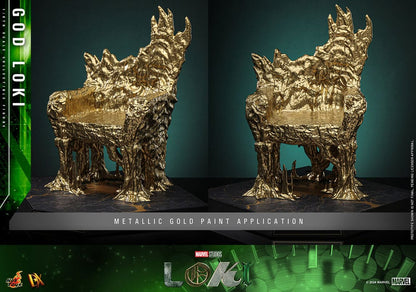 GOD LOKI FIGURA DX 1/6 MARVEL 31 CM HOT TOYS