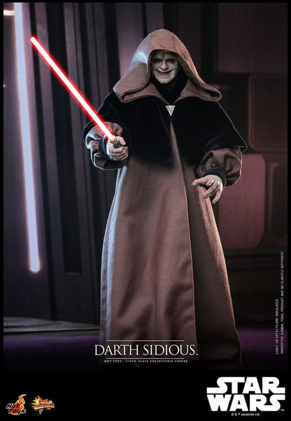 DARTH SIDIOUS – FIGURE MOVIE MASTERPIECE 1/6 HOT TOYS STAR WARS 29 CM