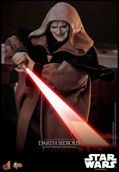 DARTH SIDIOUS – FIGURE MOVIE MASTERPIECE 1/6 HOT TOYS STAR WARS 29 CM