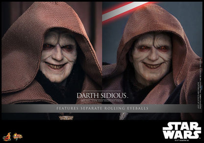 DARTH SIDIOUS – FIGURE MOVIE MASTERPIECE 1/6 HOT TOYS STAR WARS 29 CM
