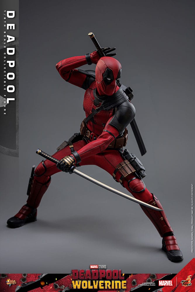 DEADPOOL - FIGURA 1/6 ESCALA - HOT TOYS – DEADPOOL & WOLVERINE MOVIE