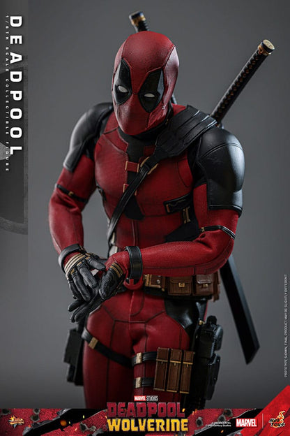 DEADPOOL - FIGURA 1/6 ESCALA - HOT TOYS – DEADPOOL & WOLVERINE MOVIE