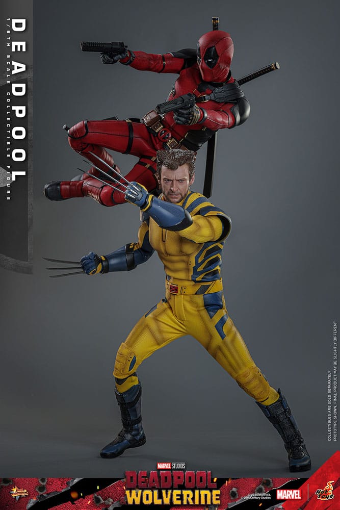 DEADPOOL - FIGURA 1/6 ESCALA - HOT TOYS – DEADPOOL & WOLVERINE MOVIE