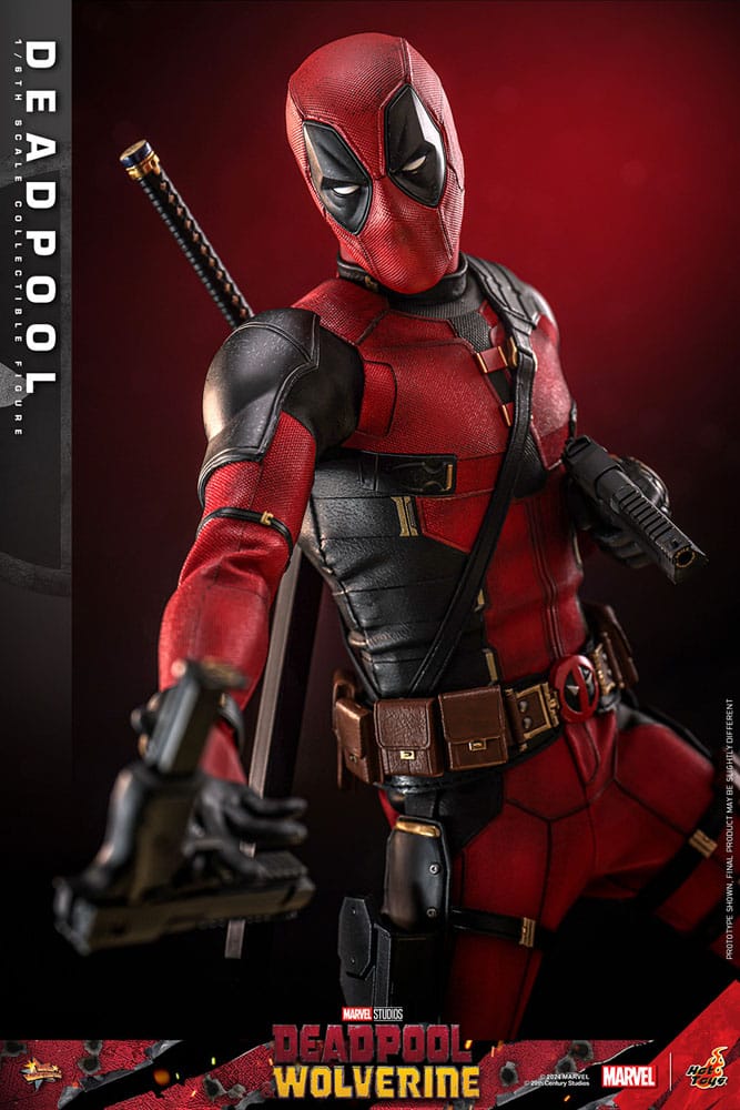DEADPOOL - FIGURA 1/6 ESCALA - HOT TOYS – DEADPOOL & WOLVERINE MOVIE