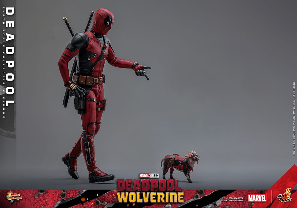 DEADPOOL - FIGURA 1/6 ESCALA - HOT TOYS – DEADPOOL & WOLVERINE MOVIE