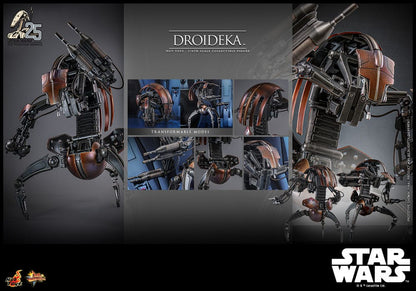 STAR WARS: EPISODE I FIGURA 1/6 DROIDEKA 27 CM | HOT TOYS – LÍNEA MOVIE MASTERPIECE