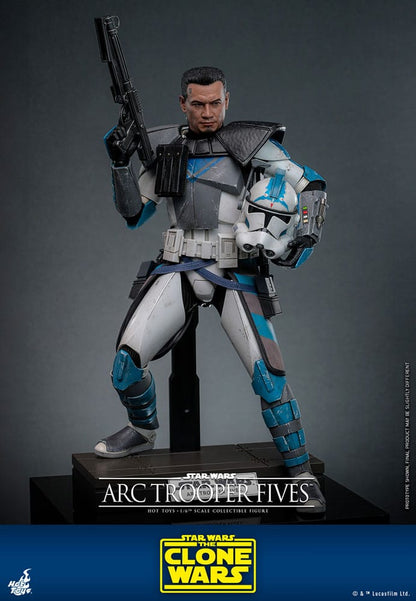 ARC TROOPER FIVES - STAR WARS - THE CLONE WARS - FIGURA 1/6 - HOT TOYS - 30 CM