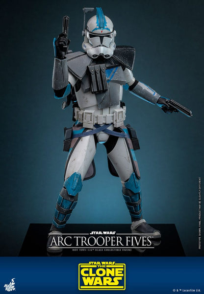ARC TROOPER FIVES - STAR WARS - THE CLONE WARS - FIGURA 1/6 - HOT TOYS - 30 CM