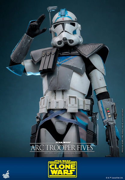 ARC TROOPER FIVES - STAR WARS - THE CLONE WARS - FIGURA 1/6 - HOT TOYS - 30 CM