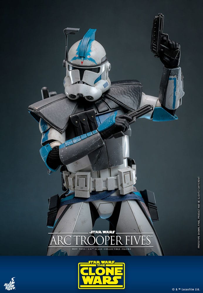ARC TROOPER FIVES - STAR WARS - THE CLONE WARS - FIGURA 1/6 - HOT TOYS - 30 CM