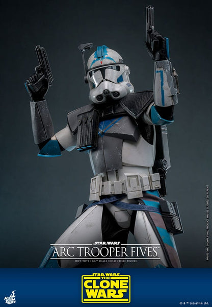 ARC TROOPER FIVES - STAR WARS - THE CLONE WARS - FIGURA 1/6 - HOT TOYS - 30 CM