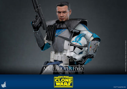 ARC TROOPER FIVES - STAR WARS - THE CLONE WARS - FIGURA 1/6 - HOT TOYS - 30 CM