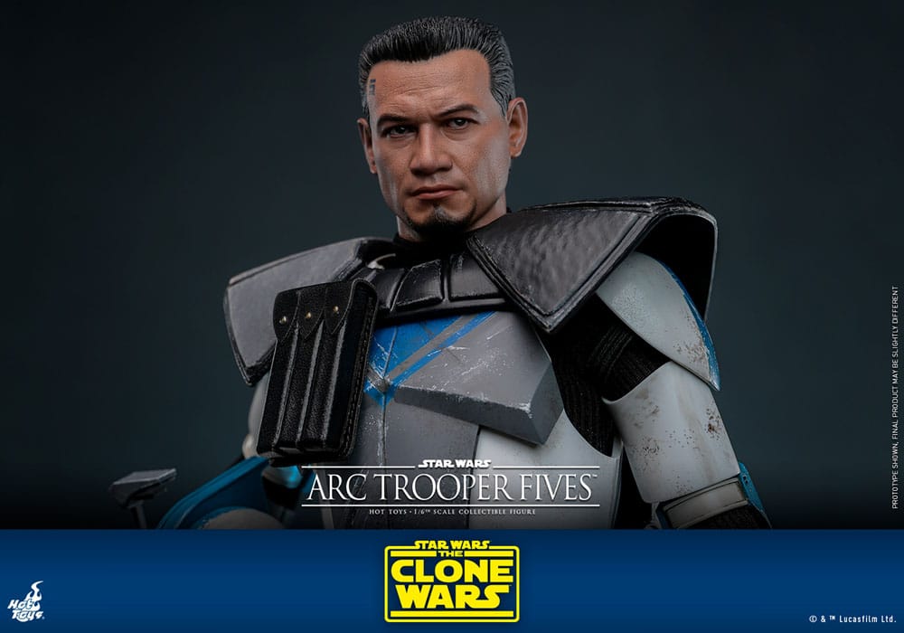 ARC TROOPER FIVES - STAR WARS - THE CLONE WARS - FIGURA 1/6 - HOT TOYS - 30 CM