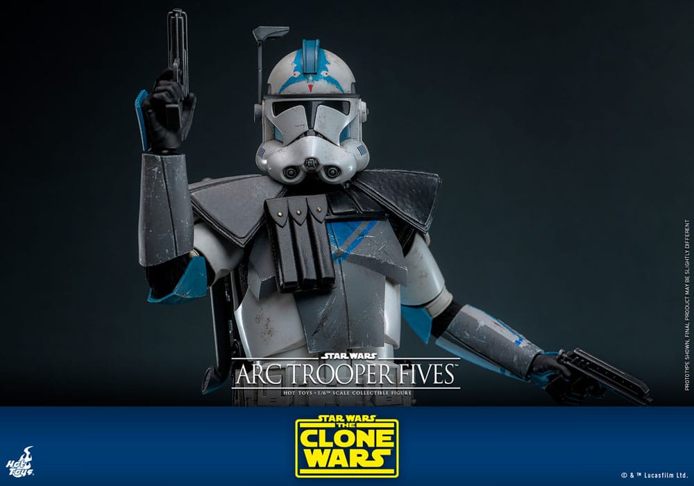 ARC TROOPER FIVES - STAR WARS - THE CLONE WARS - FIGURA 1/6 - HOT TOYS - 30 CM