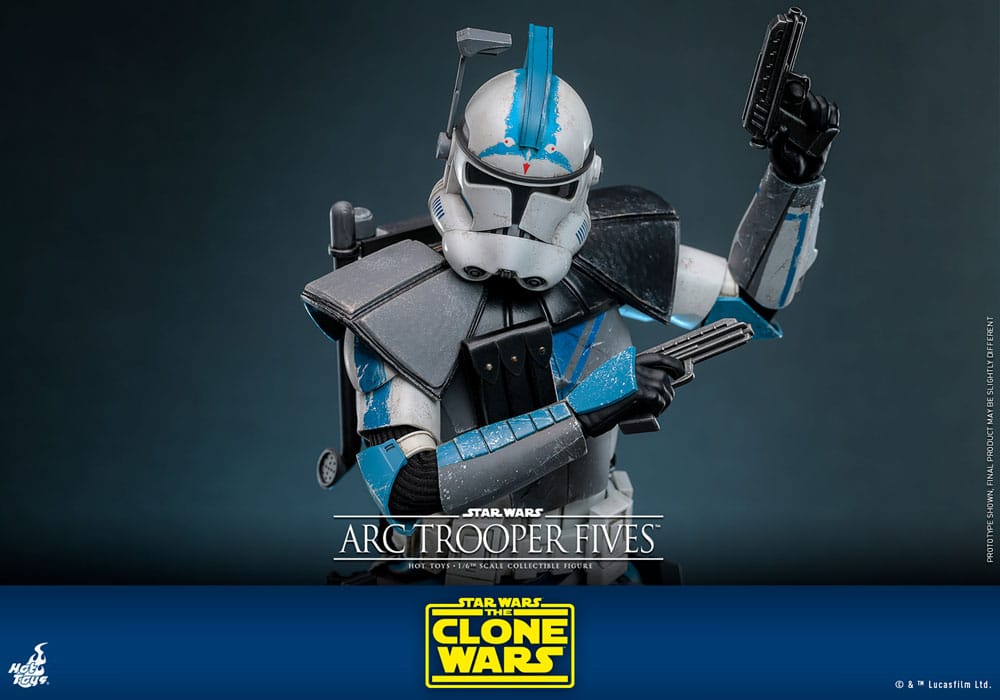 ARC TROOPER FIVES - STAR WARS - THE CLONE WARS - FIGURA 1/6 - HOT TOYS - 30 CM