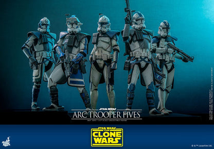 ARC TROOPER FIVES - STAR WARS - THE CLONE WARS - FIGURA 1/6 - HOT TOYS - 30 CM