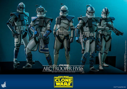 ARC TROOPER FIVES - STAR WARS - THE CLONE WARS - FIGURA 1/6 - HOT TOYS - 30 CM