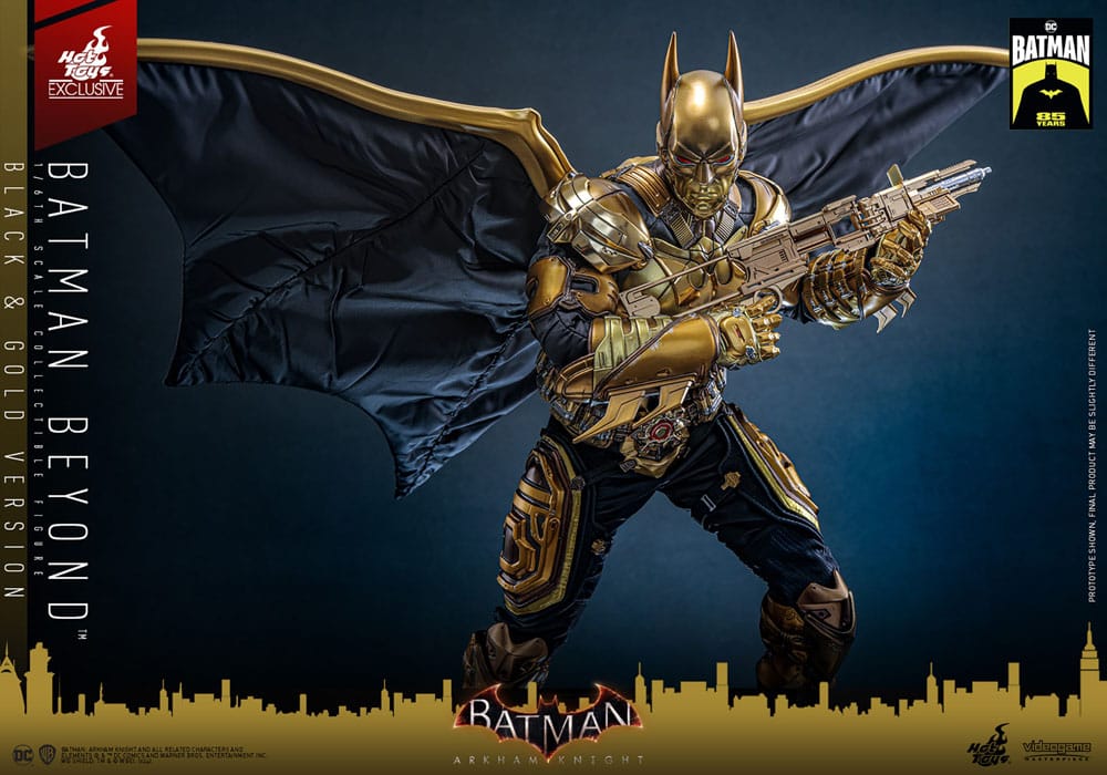 BATMAN BEYOND BLACK & GOLD VERSION – FIGURA 1/6 HOT TOYS ARKHAM KNIGHT 32 CM