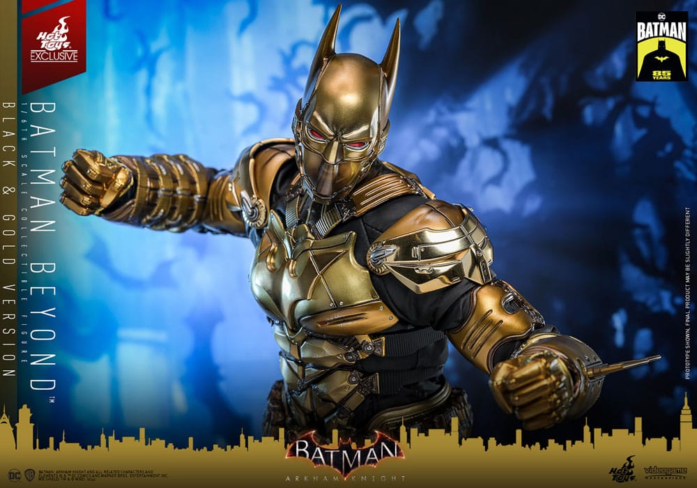 BATMAN BEYOND BLACK & GOLD VERSION – FIGURA 1/6 HOT TOYS ARKHAM KNIGHT 32 CM