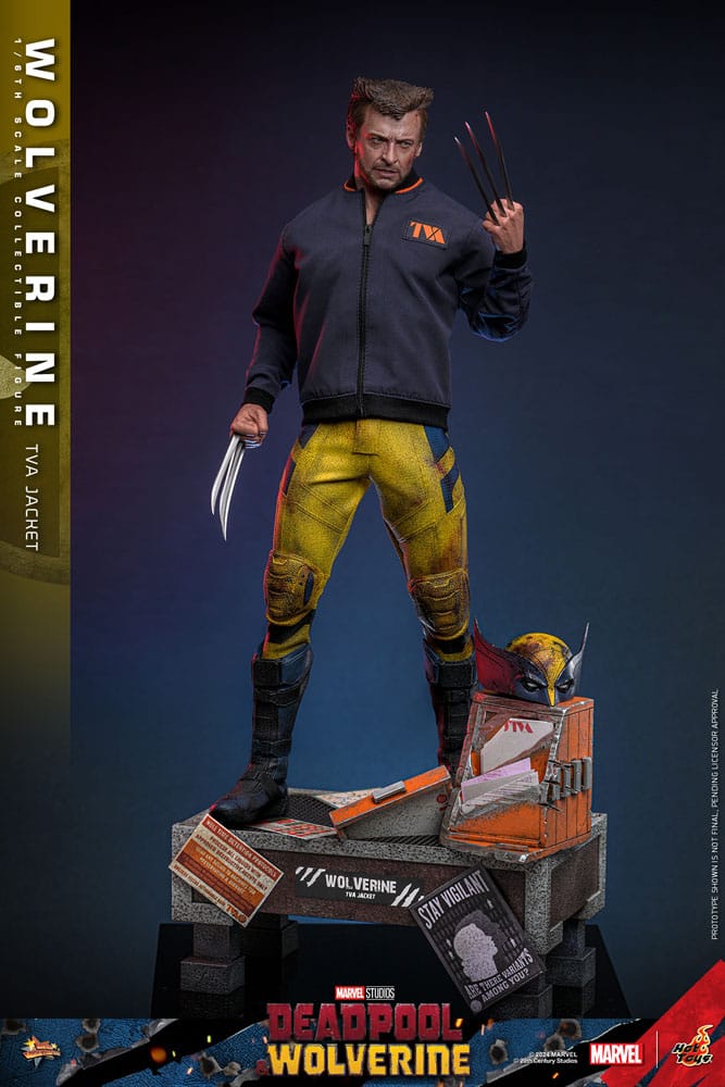 WOLVERINE DEADPOOL & WOLVERINE - MOVIE MASTERPIECE 1/6 - TVA JACKET VERSION 31 CM HOT TOYS