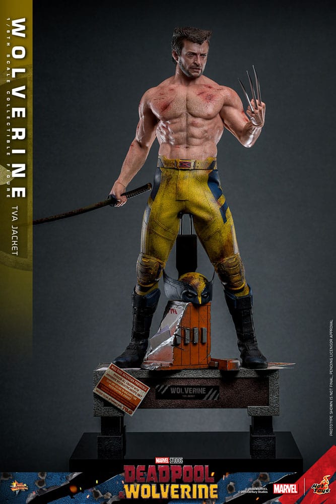 WOLVERINE DEADPOOL & WOLVERINE - MOVIE MASTERPIECE 1/6 - TVA JACKET VERSION 31 CM HOT TOYS