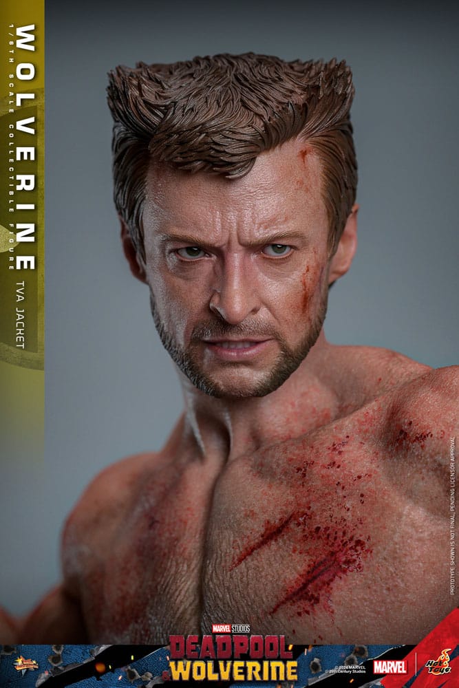 WOLVERINE DEADPOOL & WOLVERINE - MOVIE MASTERPIECE 1/6 - TVA JACKET VERSION 31 CM HOT TOYS