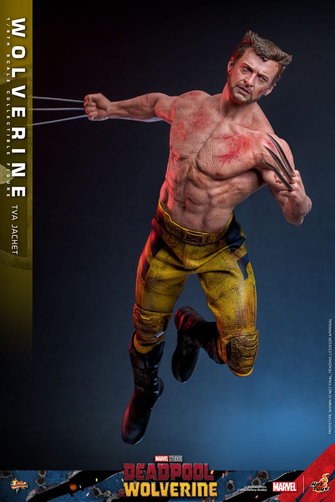 WOLVERINE DEADPOOL & WOLVERINE - MOVIE MASTERPIECE 1/6 - TVA JACKET VERSION 31 CM HOT TOYS