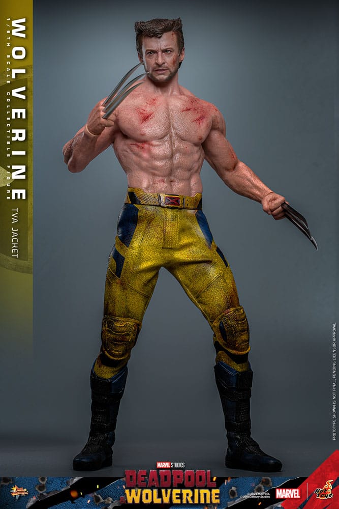 WOLVERINE DEADPOOL & WOLVERINE - MOVIE MASTERPIECE 1/6 - TVA JACKET VERSION 31 CM HOT TOYS