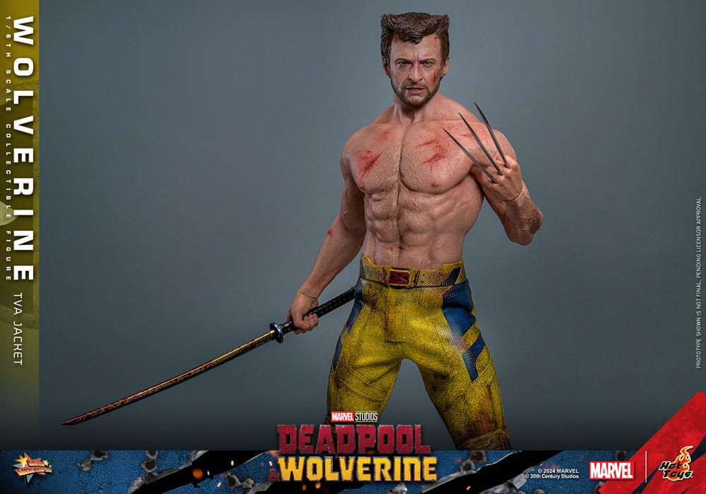 WOLVERINE DEADPOOL & WOLVERINE - MOVIE MASTERPIECE 1/6 - TVA JACKET VERSION 31 CM HOT TOYS