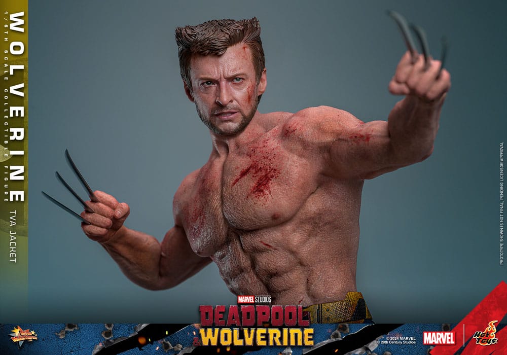 WOLVERINE DEADPOOL & WOLVERINE - MOVIE MASTERPIECE 1/6 - TVA JACKET VERSION 31 CM HOT TOYS