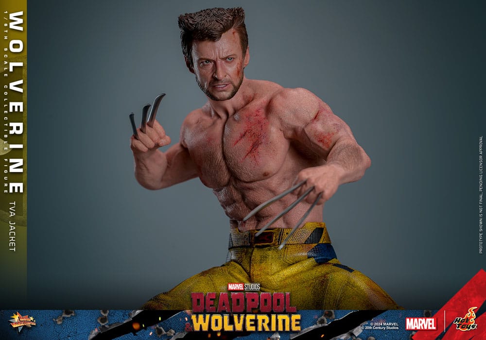 WOLVERINE DEADPOOL & WOLVERINE - MOVIE MASTERPIECE 1/6 - TVA JACKET VERSION 31 CM HOT TOYS