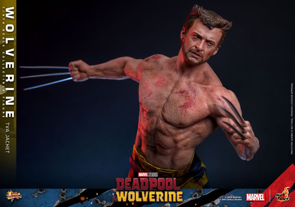 WOLVERINE DEADPOOL & WOLVERINE - MOVIE MASTERPIECE 1/6 - TVA JACKET VERSION 31 CM HOT TOYS