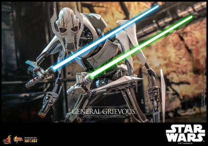 STAR WARS FIGURA MOVIE MASTERPIECE - DIECAST 1/6 GENERAL GRIEVOUS - 42 CM HOT TOYS