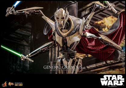 STAR WARS FIGURA MOVIE MASTERPIECE - DIECAST 1/6 GENERAL GRIEVOUS - 42 CM HOT TOYS