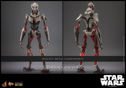 STAR WARS FIGURA MOVIE MASTERPIECE - DIECAST 1/6 GENERAL GRIEVOUS - 42 CM HOT TOYS