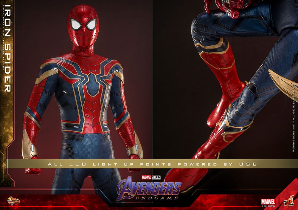 IRON SPIDER AVENGERS ENDGAME HOT TOYS