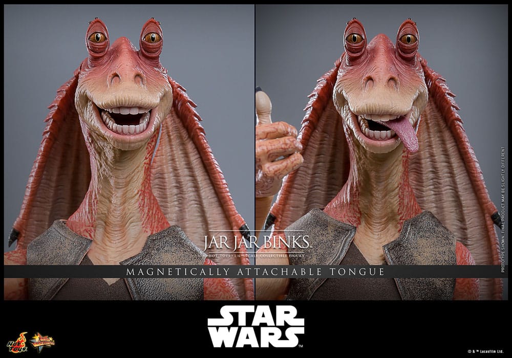 JAR JAR BINKS – FIGURA HOT TOYS 1/6 – STAR WARS EPISODIO I